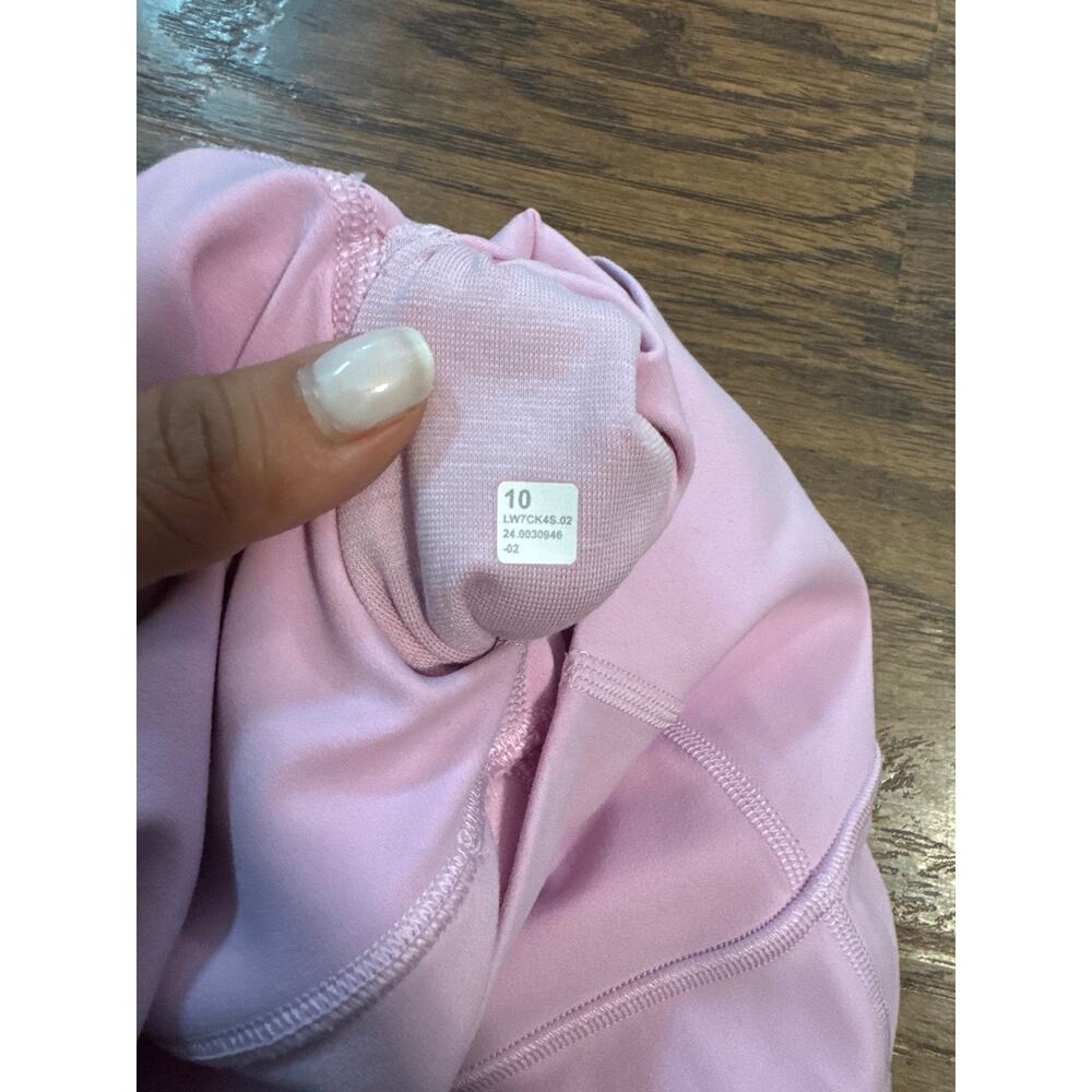 Lululemon Align High Rise Short 6" Vitapink Size 10 Nulu Pink Rose Blush - Picture 3 of 3